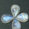 very nice quality gorgeous rainbow moonstone cabochon tear drops each pcs have blue fire strong size 8x12 mm 15 pcs weight 47 carrat super low price